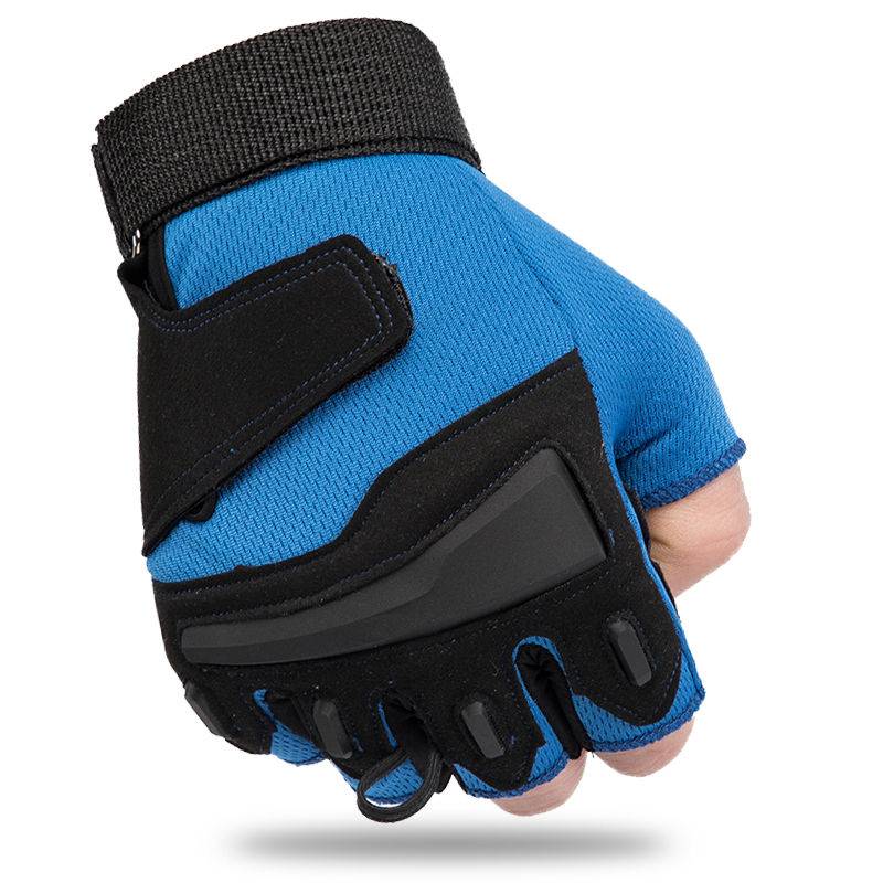 Outdoor exercise semi -finger men's breathable wear -resistant protection tactical non -slip riding full refers to youth youth fitness