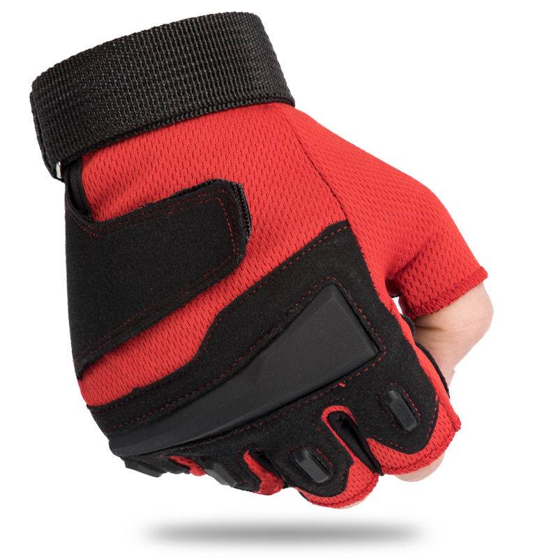 Outdoor exercise semi -finger men's breathable wear -resistant protection tactical non -slip riding full refers to youth youth fitness