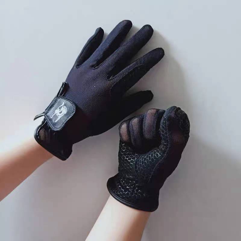 Air-traffic children riding horse gloves, silk-jet gloves, skating knight gloves, summer gloves, horse suits