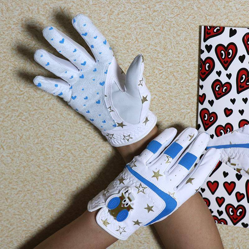 Children's equestrian gloves to play golf non -slip and wear -resistant white children riding equipment horses in summer sunscreen