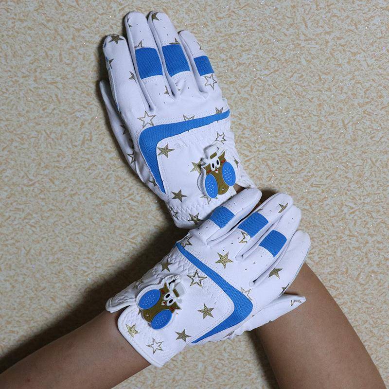 Children's equestrian gloves to play golf non -slip and wear -resistant white children riding equipment horses in summer sunscreen