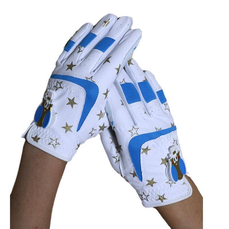 Children's equestrian gloves to play golf non -slip and wear -resistant white children riding equipment horses in summer sunscreen