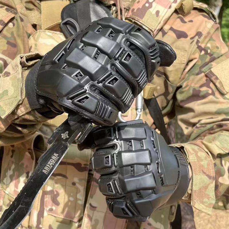 Outdoor Transformers Full Finger Gloves Riding Motorcycle Mountaineering Training Movement Tactical Gloves Farming Leather Gloves