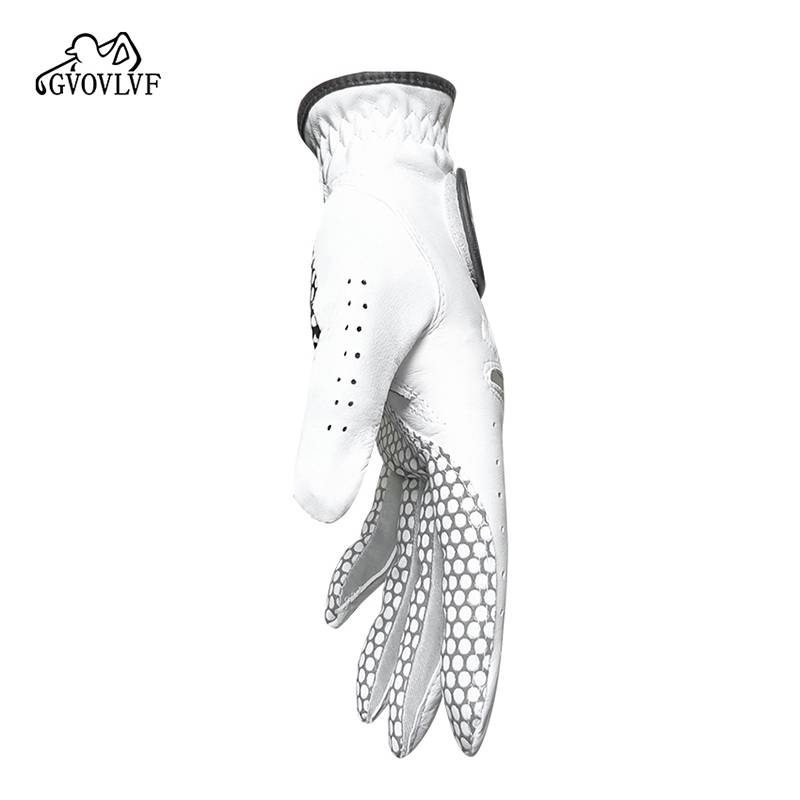 Gvovlvf golf men's gloves real sheepskin anti -silicon glove gloves golf outdoor sports supplies