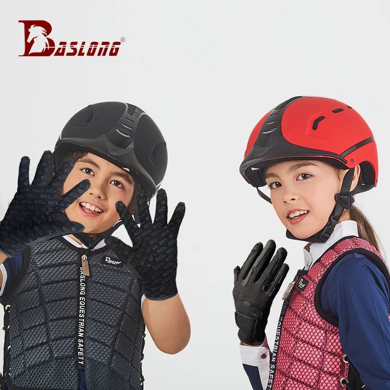 Net eye silicone equestrian glove riding gloves adult children's joint gloves glove wear -resistant anti -slip disorders gloves