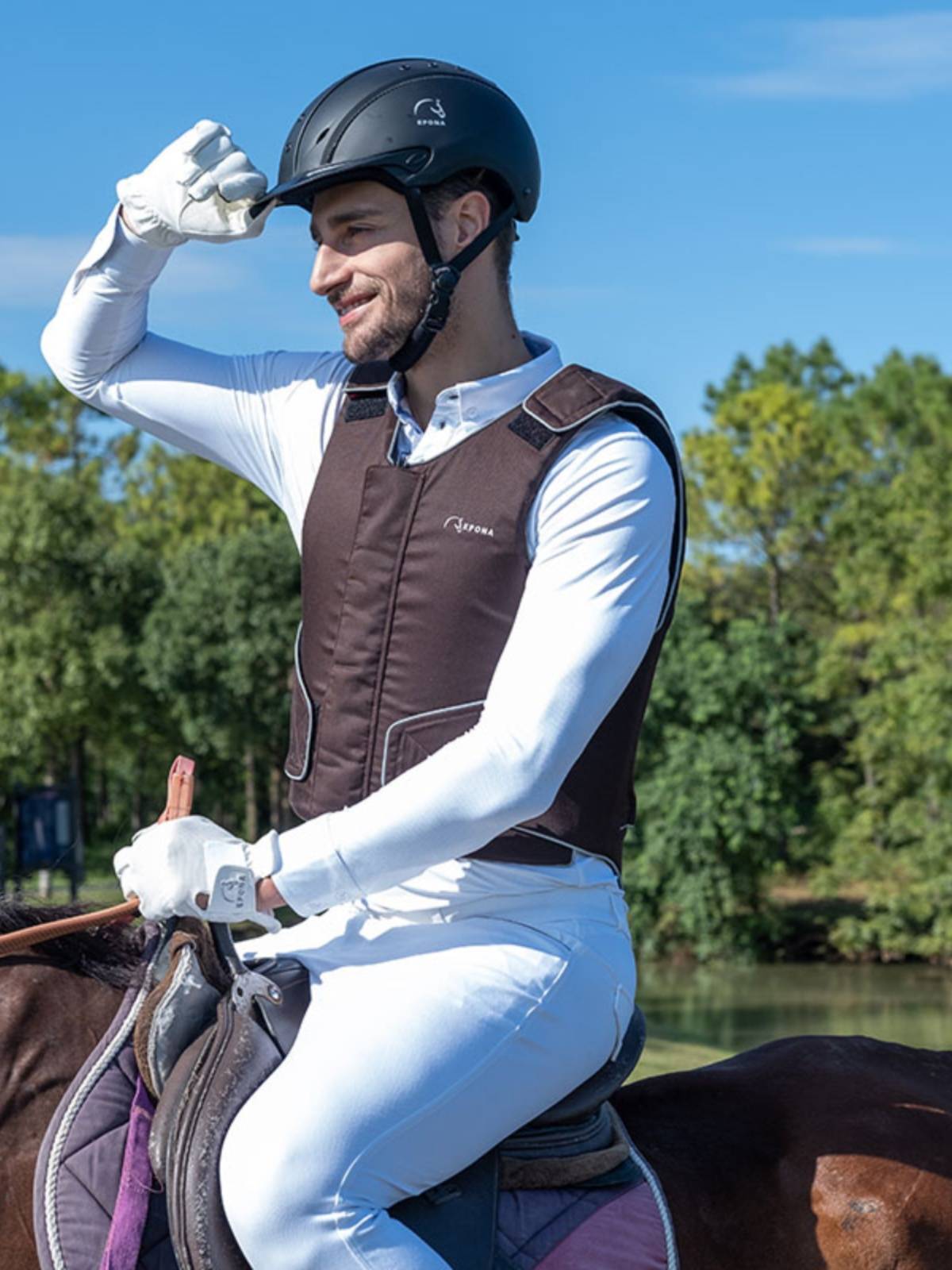 EPONA adult equestrian glove wear -resistant anti -slip, non -slip and breathable sports riding equipment carrier -riding contest protective gloves