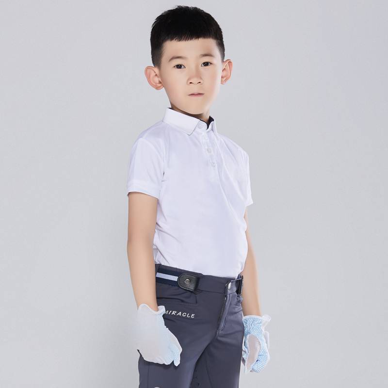 The horse gloves are used by children's boys and girls for the summer super-silon-silver-resistant horse gloves