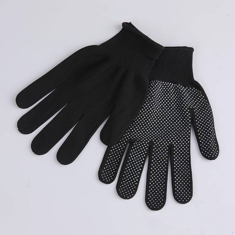 Black gel, finger gloves