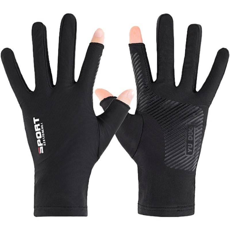 Man's two-finger black one