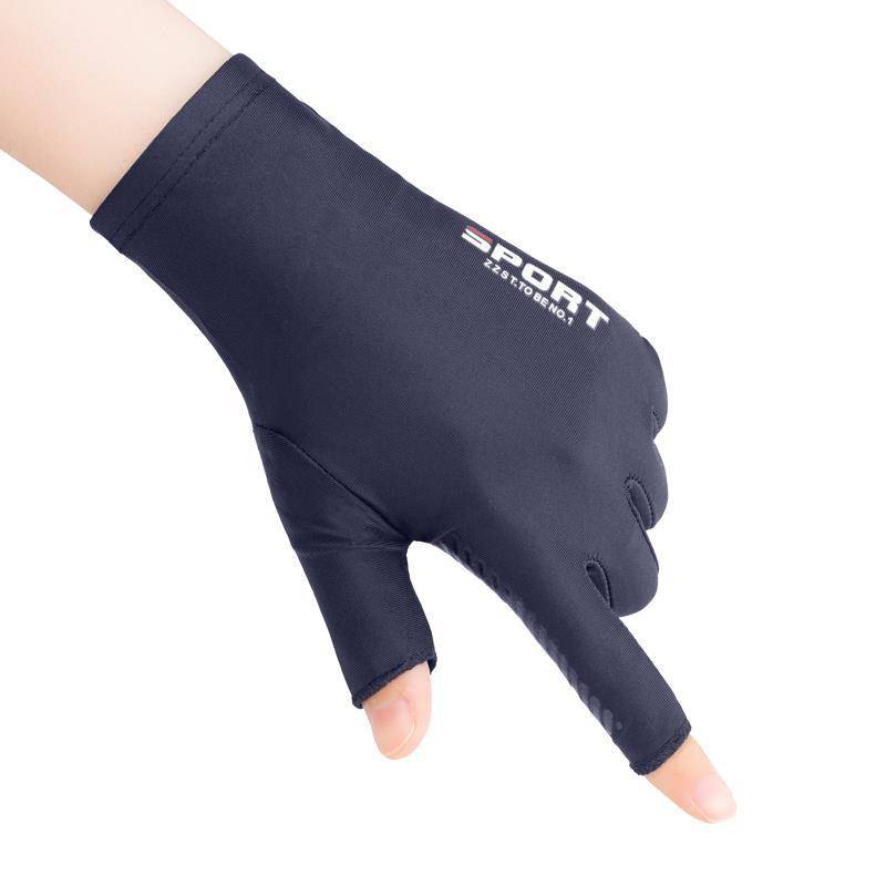 Man's two-finger. Blue one