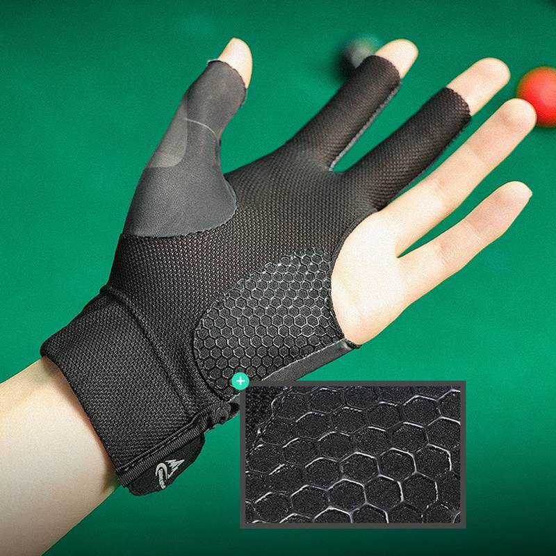 Professional Snooker Terrace gloves desktop dew fingers, touch screen, wear, wear -resistant anti -slip, light thin glove single only installs elasticity