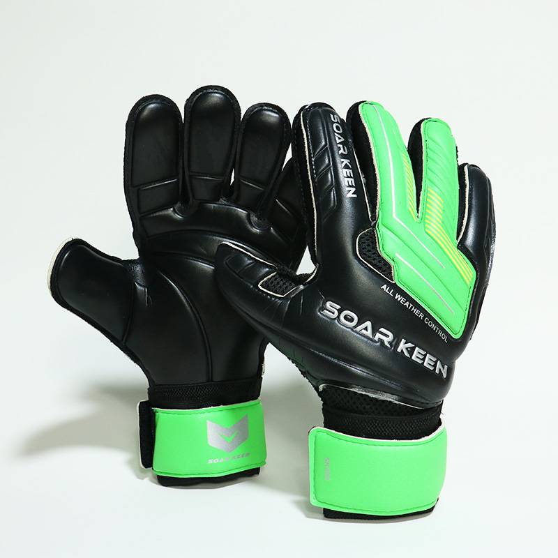 SOAR Keen Senior goalkeeper gloves Football goalkeeper gloves thickened anti -slip 4mm latex finger removable