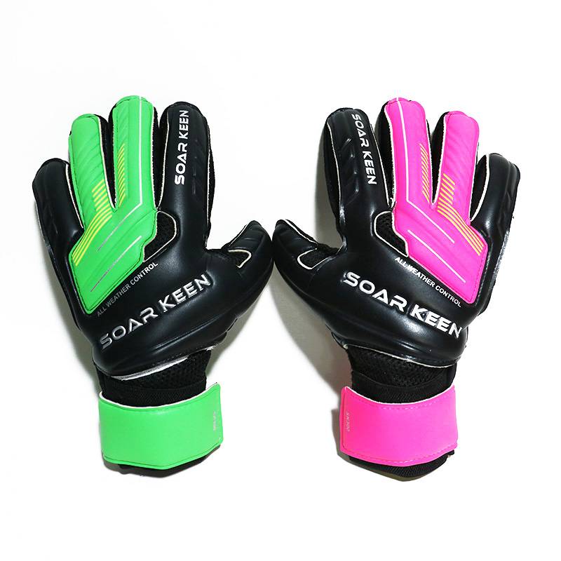 SOAR Keen Senior goalkeeper gloves Football goalkeeper gloves thickened anti -slip 4mm latex finger removable