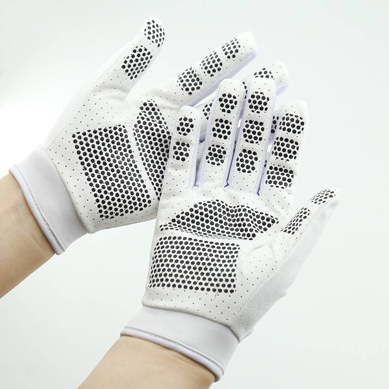 Children's summer breathable equestrian glove riding training non -slip and wear -resistant thin boy girl white riding gloves