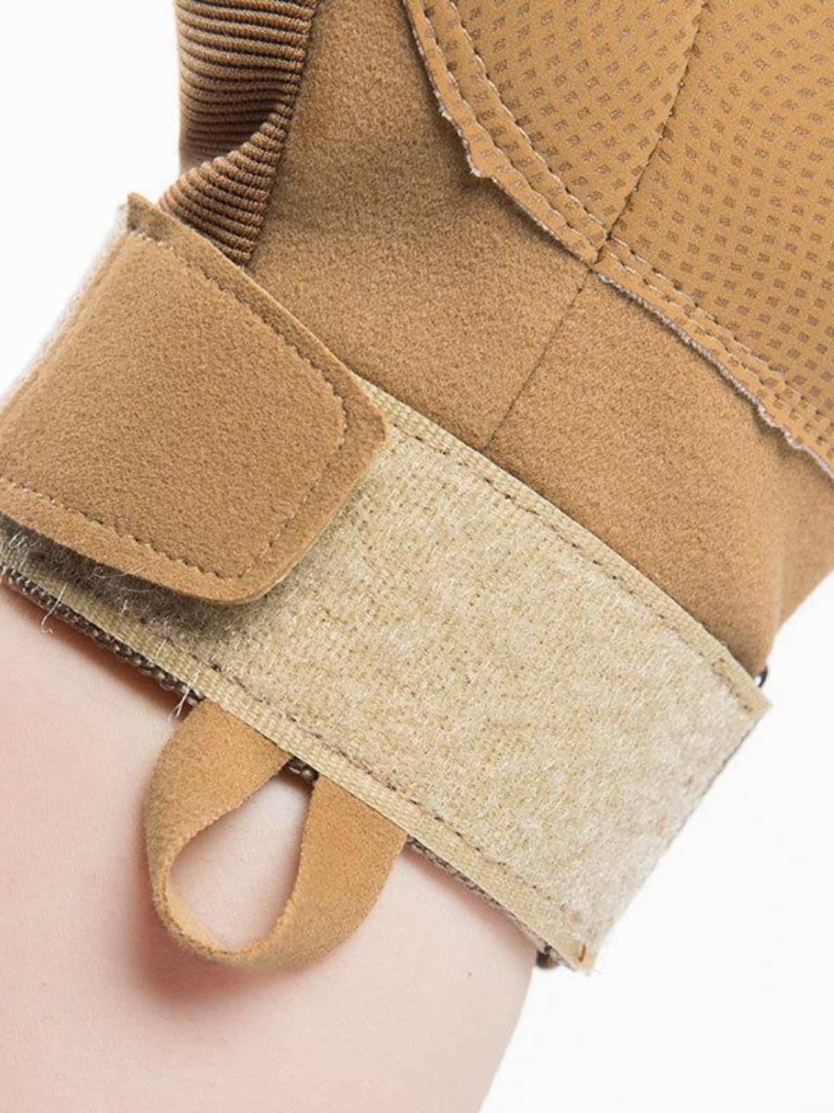 Tactical glove male army mini -outdoor sports riding locomotive warm full finger gloves fitness anti -slip semi -finger gloves autumn