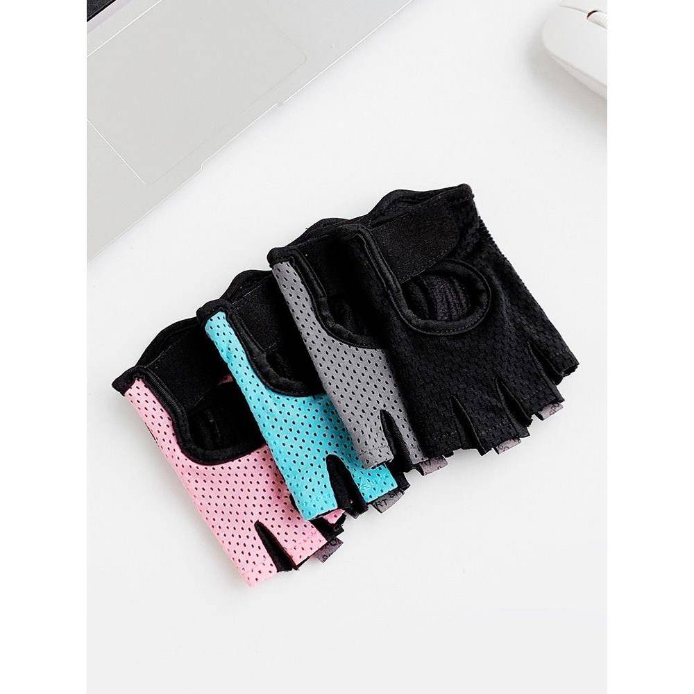 Fitness gloves women's equipment one -bar anti -slip bodies upward exercise ride pot bell power protection light and light professional