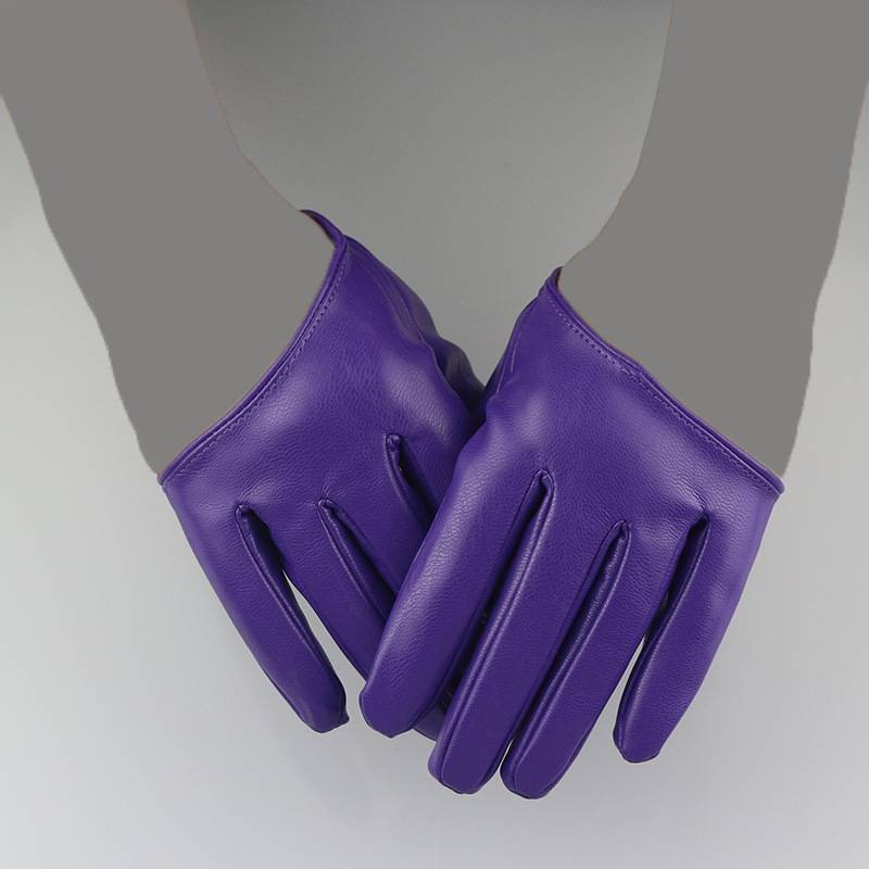 Half palm gloves cosplay Full refers to stage performance dance performance leather gloves female photos special glove men