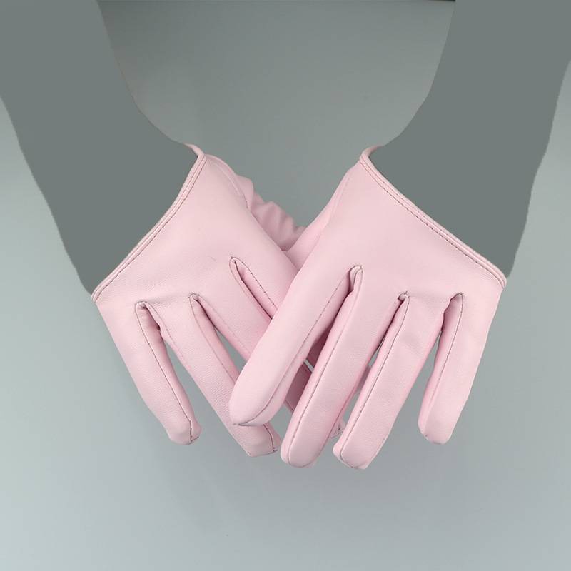 Half palm gloves cosplay Full refers to stage performance dance performance leather gloves female photos special glove men