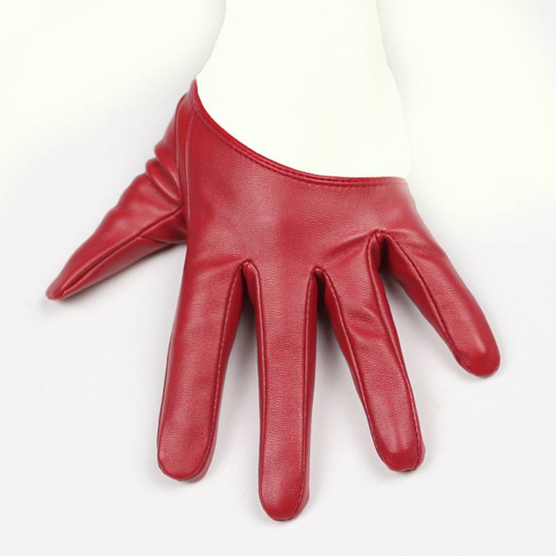 Half palm gloves cosplay Full refers to stage performance dance performance leather gloves female photos special glove men