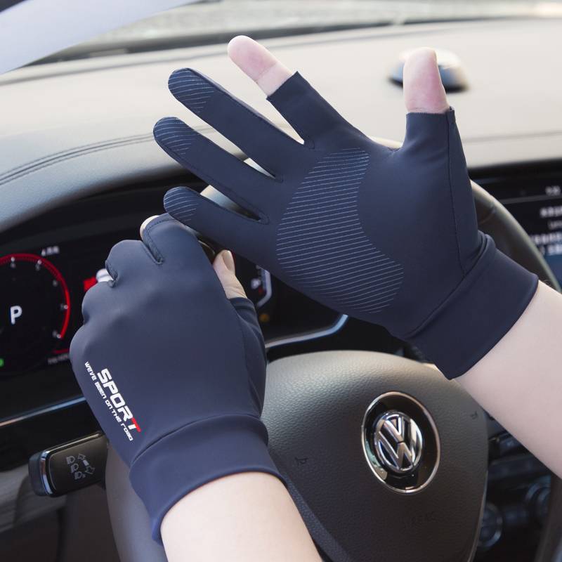 The sunscreen gloves guy in the summer with a thin-fingered ice stripes and a two-and-a-half of a summer ride