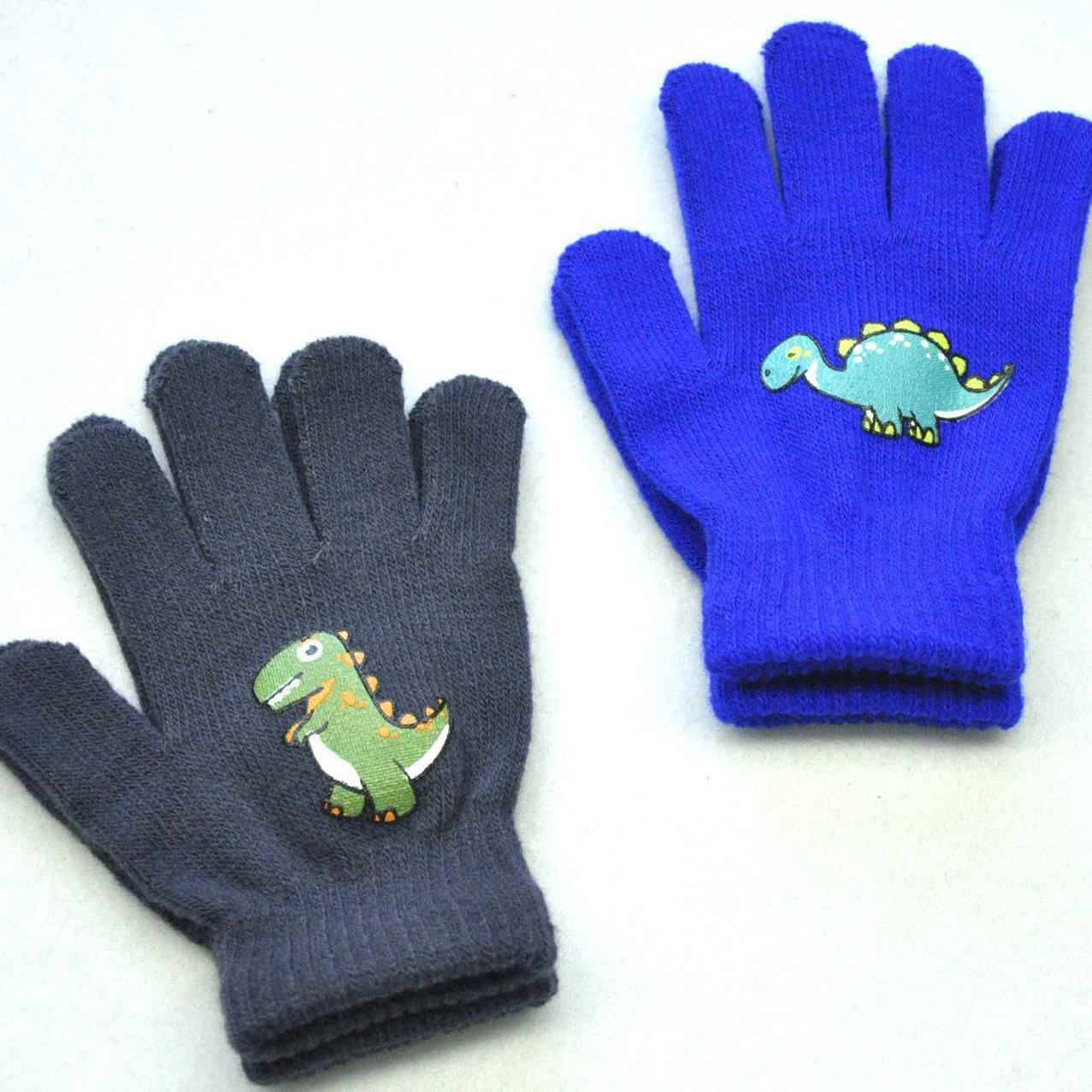 Children's 5 to 10 -year -old equestrian glove elementary school student knitting warmth points finger five fingers cute cycling balance cars climb mountain climbing mountain climbing