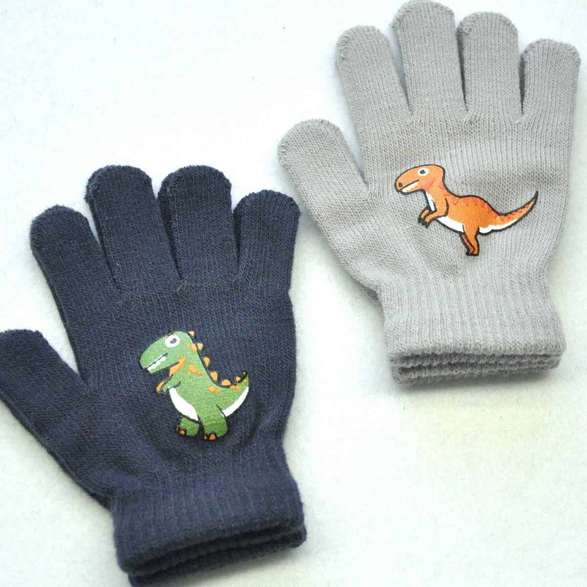 Children's 5 to 10 -year -old equestrian glove elementary school student knitting warmth points finger five fingers cute cycling balance cars climb mountain climbing mountain climbing