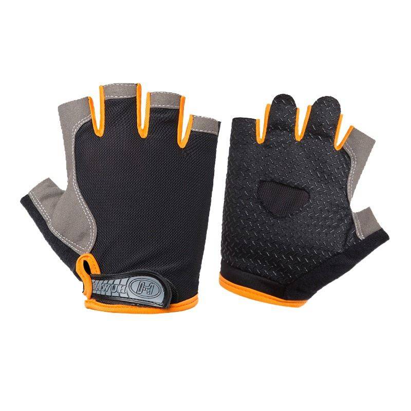 Sports and fitness gloves, half-means a male and female skating-proof single-bar lead up on the horse and on the hand