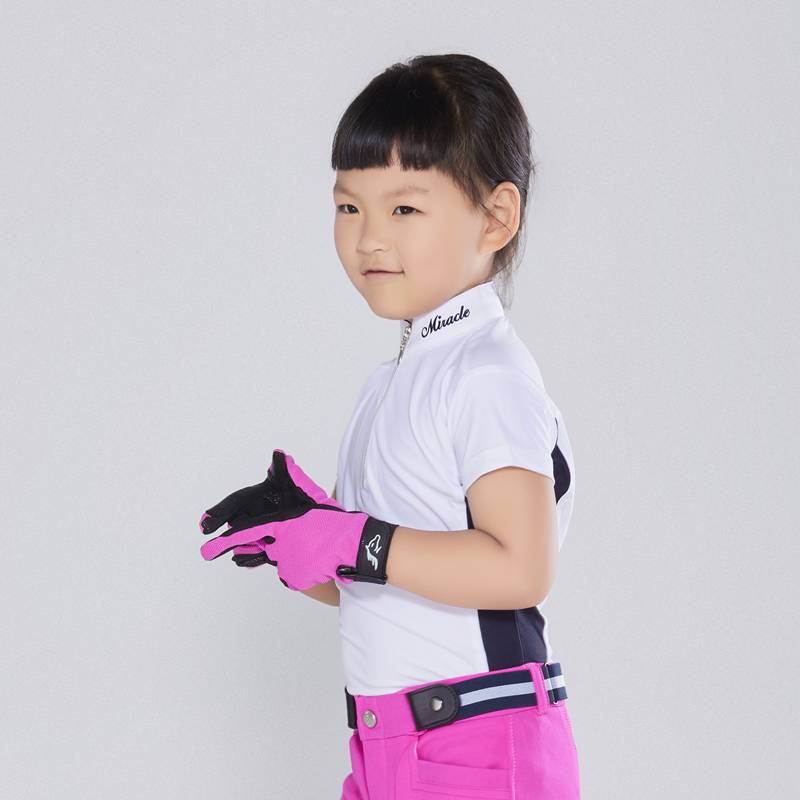 Four Seasons Palace Gloves Equipment and Products Children and Girls Ride Horses Spring, Summer Autumn and Winter thin -breathable silicone non -slip resistance