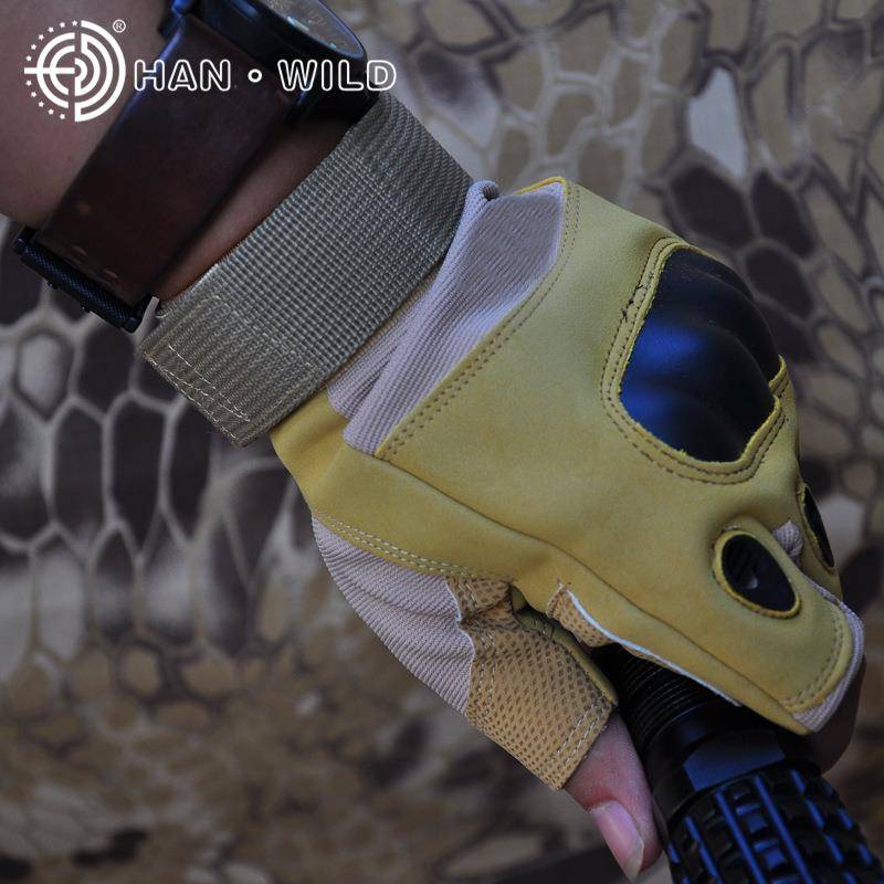Hanye oji semi -refers to tactical glove fighting anti -slip outdoor sports riding men's combat
