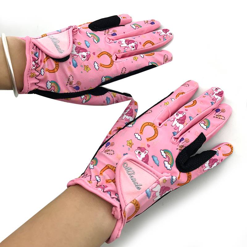 Children's special equestrian glove girls ride training competition wear -resistant professional equestrian equipment boys non -slip gloves