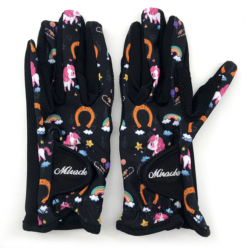 Children's special equestrian glove girls ride training competition wear -resistant professional equestrian equipment boys non -slip gloves