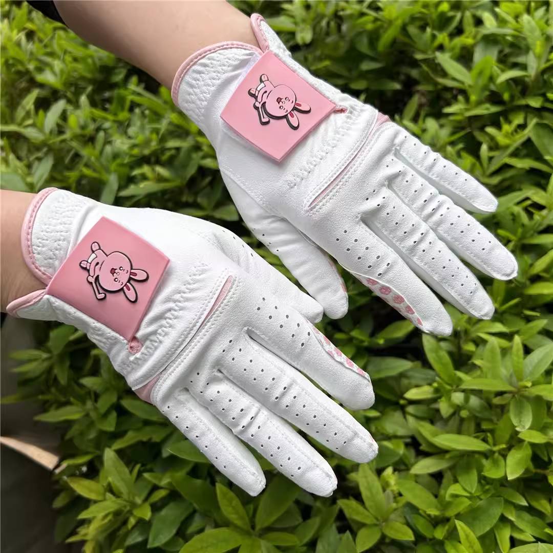 New golf gloves ladies Macaron breathable anti -slip resistance Korean GOLF supplies trendy gloves