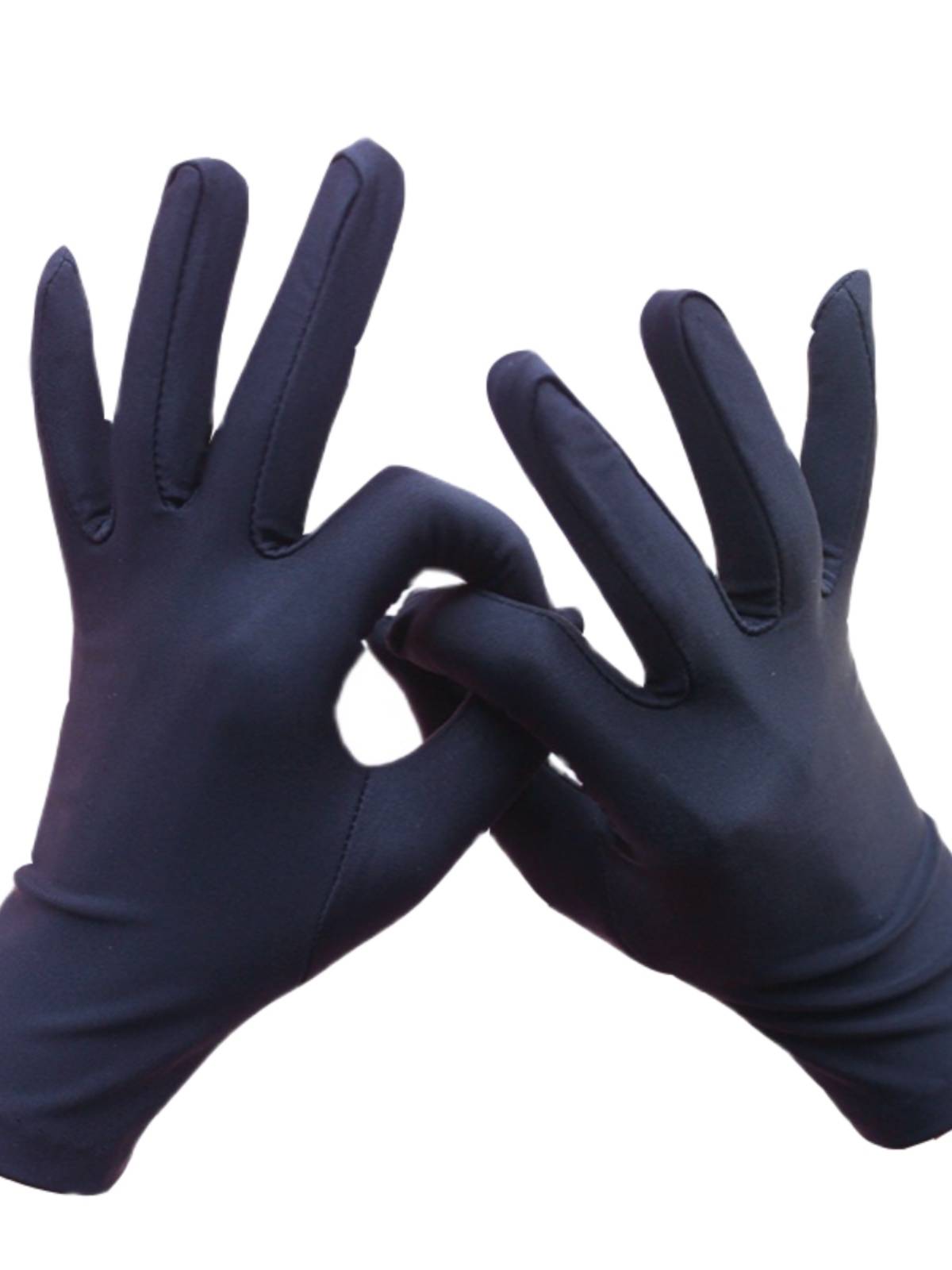 High-quality white-coloured gloves, small-flash jewelry and dance hotel, west restaurant