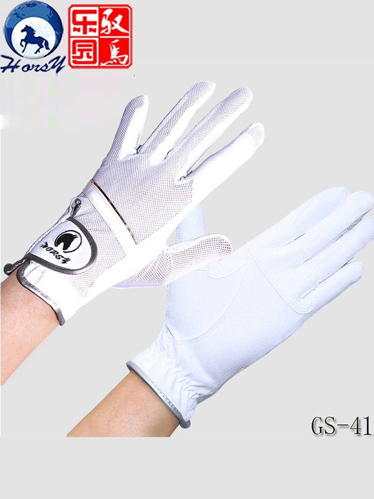 Professional equestrian glove adult men and women ride -ride anti -sliding gloves summer children's horse riding equipment equestrian supplies