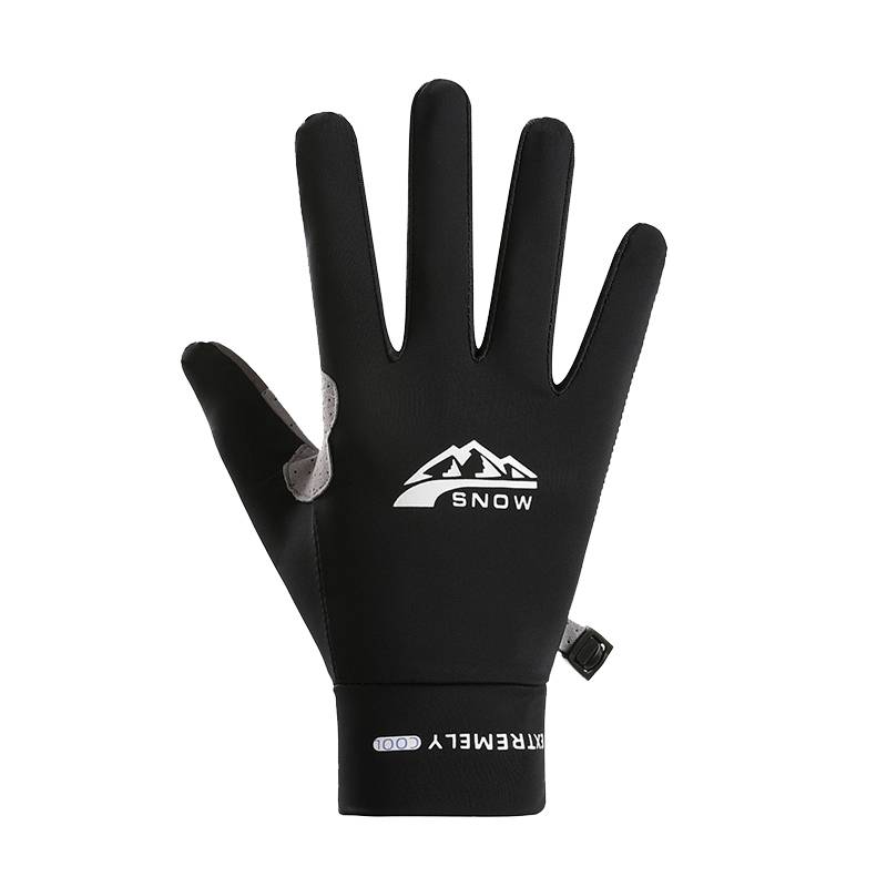 Outdoor climbing fishing gloves ladies sports sunscreen thin climbing shooting Luya running bicycle riding men