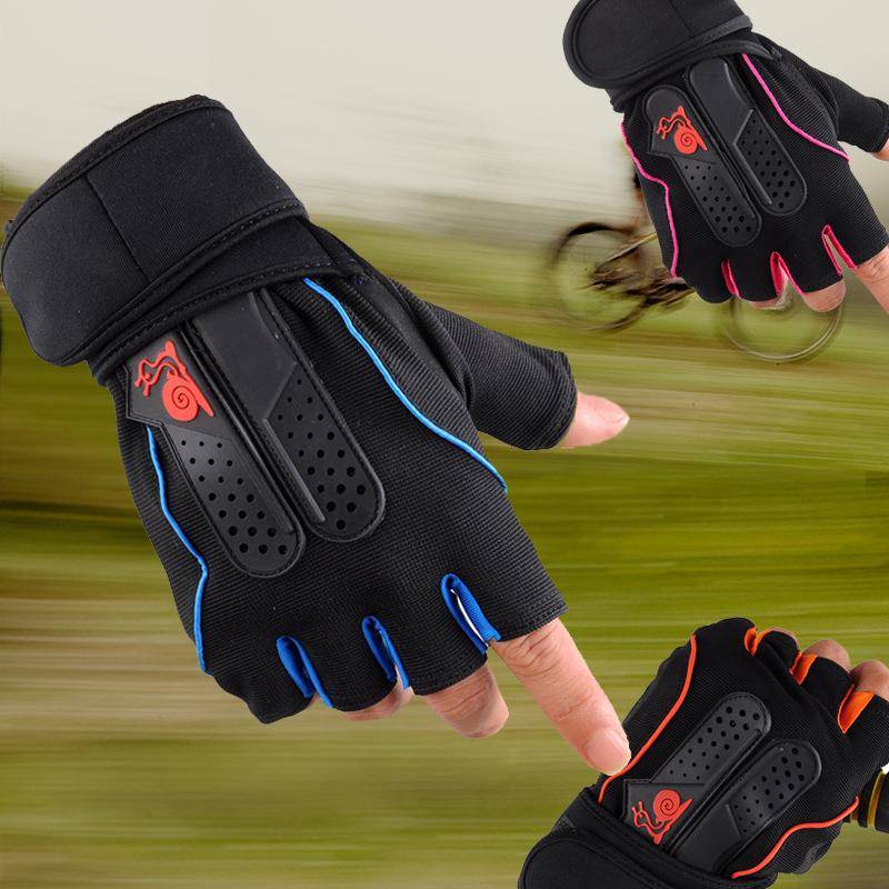 Fitness half -finger glove men leakage fingers in summer women's outdoor cylinder fighting sports training breathable tactical wristband