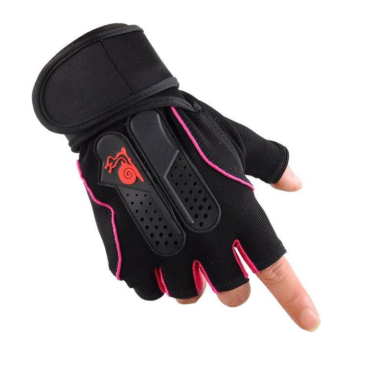 Fitness half -finger glove men leakage fingers in summer women's outdoor cylinder fighting sports training breathable tactical wristband