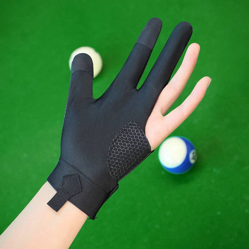 Professional Billiards Special Gloves Ice Finger Three Finger Male Women's Thin Professional Channel Left Hand -right -hand Anti -slip