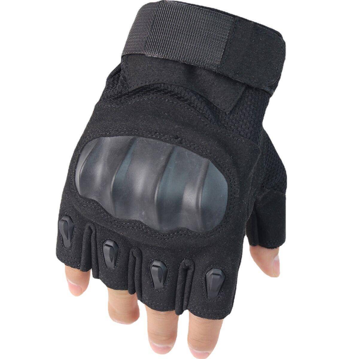 The whole exercise point to tactical gloves protection, half to outdoor gloves to climb up the hill, and to the man on a grinding bike