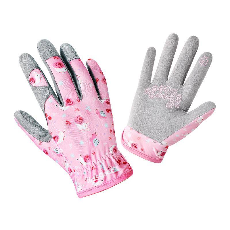 Children's sports horses -specific gloves Summer ice sunscreen breathable non -slip and wear -resistant single bicycle cycling