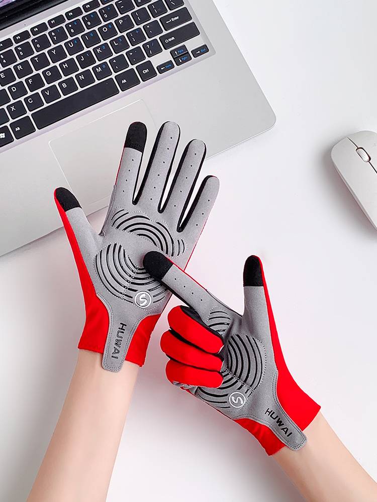 Fitness glove women's equipment training thin anti -slip full guidance body upper double bars to prevent cocoon riding sports