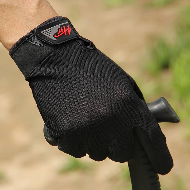 Summer thin outdoor glove sports riding mountain climbing and driving anti -sliding touch screen speed dry ladies hiking couples