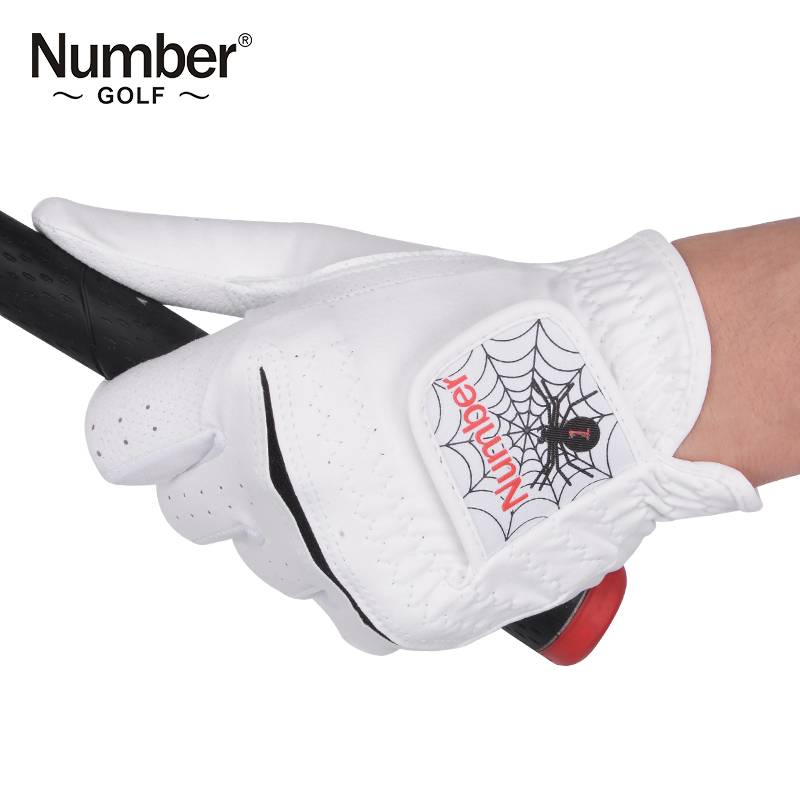 Number golf glove male personality spider gloves summer sunscreen net eye cloth breathable golf gloves