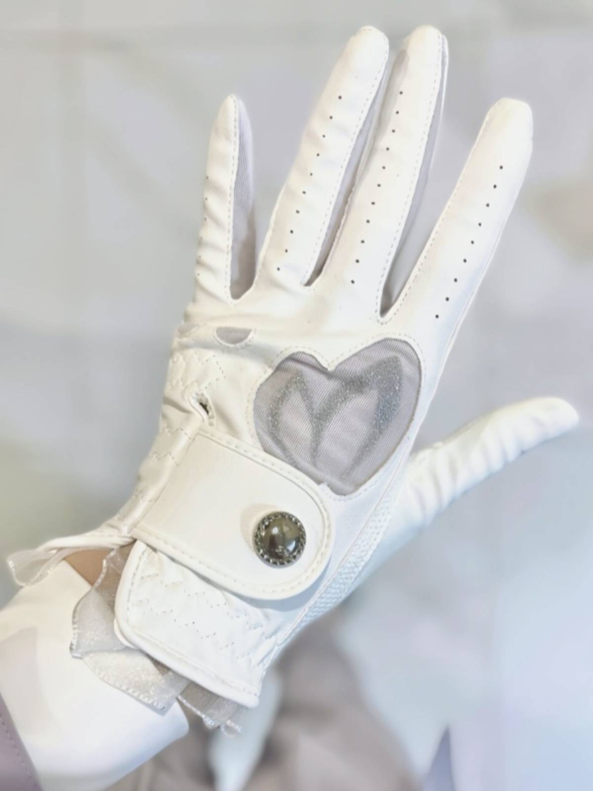 korean golf ms. spring and autumn gloves sliding air resilient to skinned golf sunscreen double fingers