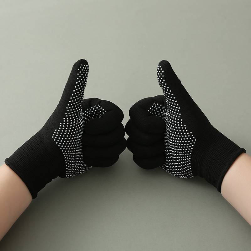 Labor insurance gloves beads, two fingers, three fingers, five fingers, five fingers, men and women dry gloves without fingers finger finger fingers in spring
