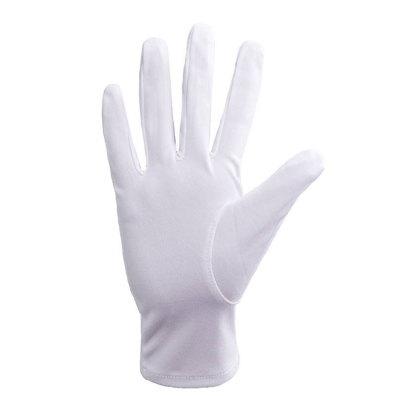 Etiquette white glove senior high -end men's parade performance driving flag -raising ceremony guard guard special white gloves