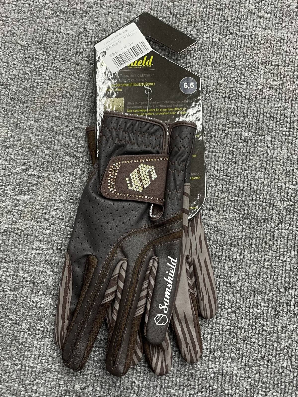 France imported Samshield adult equestrian horse riding gloves drilling equestrian gloves