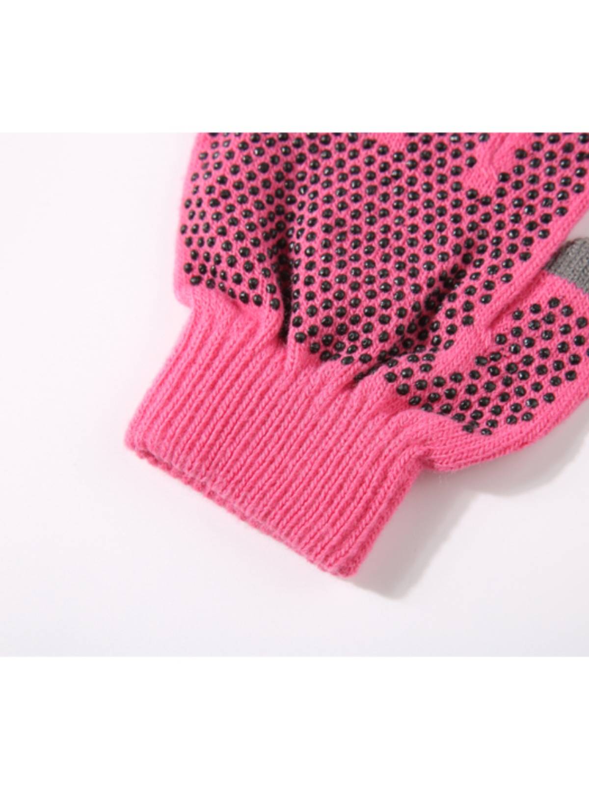 EPONA Children's Equestrian Gloves Riding Sports Knit Points Children's Autumn and Winter Gloves Anti -Slide and Cold Warm