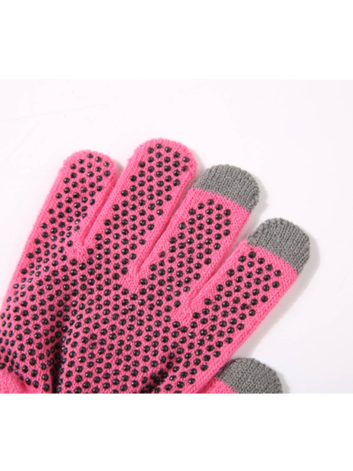 EPONA Children's Equestrian Gloves Riding Sports Knit Points Children's Autumn and Winter Gloves Anti -Slide and Cold Warm
