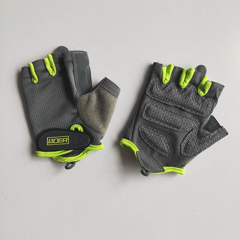 Fitness gloves sports men's and women's anti -sliding wrist protection half finger dumbbell equipment training dynamic bicycle outdoor riding climbing climbing